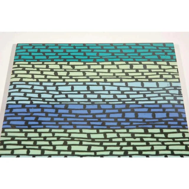 Mid 20th Century Mid 20th Century "Kashmir" Ceramic Tile by Dorothy Liebes For Sale - Image 5 of 6
