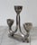 Mid-Century Modern Vintage Silver Craft Modernist Style Pewter Candelabra For Sale - Image 3 of 10