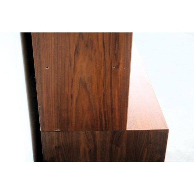 Brown Vintage Modular Wall Cabinet in Glass and Teak, 1960s For Sale - Image 8 of 18