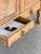 Mid-Century Modern Danish Oak Display Cabinet with Leaded Glass Doors, 1960s For Sale - Image 12 of 14