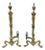 Antique French Empire Bronze Urn Finial Fireplace Andirons With Paw Feet - a Pair For Sale