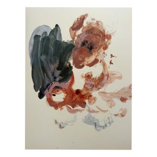 Vintage Exhibition Poster by Berend Hoekstra to Samuel Beckett, Holland, 1990s For Sale