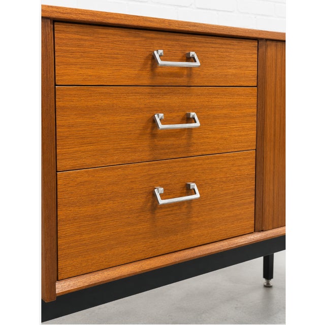 Mid Century Modern Teak Sideboard by Nathan Furniture, Made in England | British MCM Credenza, C. 1960’s For Sale - Image 12 of 17