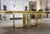 Sinopoli 1970s Italian Brass Satin & Chrome Geometric Large Dining Table For Sale In New York - Image 6 of 11