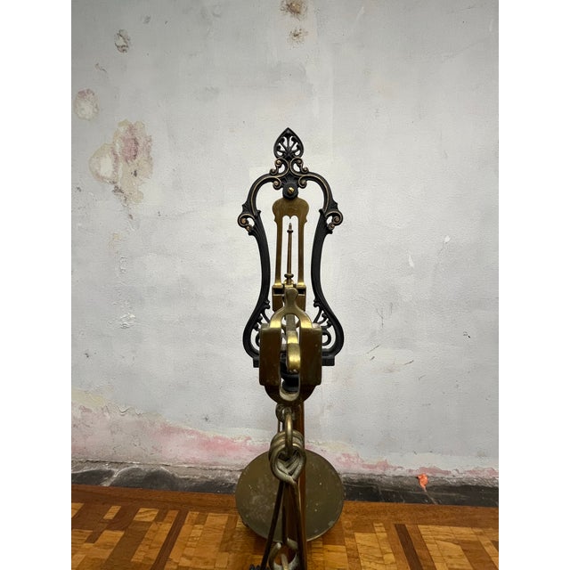 Brass Vintage W.& T. Avery Brass/ Cast Iron Beam Scale For Sale - Image 8 of 12