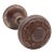 Pair of 1900s Corbin Flemish Steel Passage Door Knobs For Sale