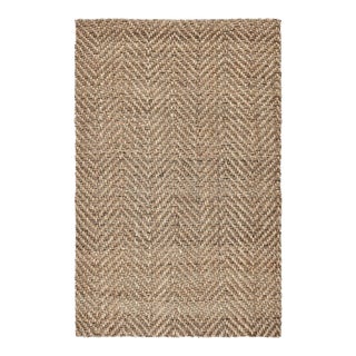 Chevron Natural Jute Rug - 2 X 3 For Sale