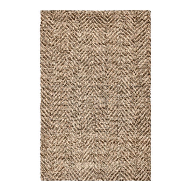 Chevron Natural Jute Rug - 2 X 3 For Sale