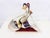 Large Art Deco Porcelain Sculpture Leda with Swan from Galos, 1970s For Sale - Image 13 of 18