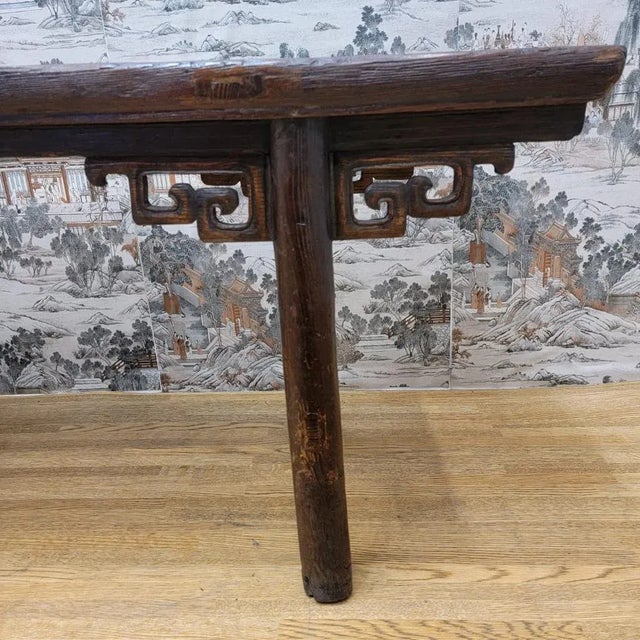Antique Shanxi Province Elm Bench