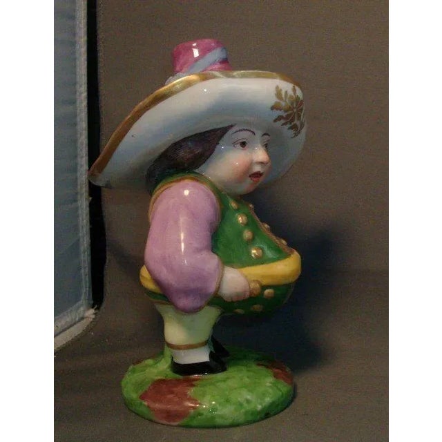 Early 19th Century English Derby Porcelain Mansion House Dwarf Figure For Sale - Image 4 of 9