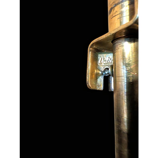 Brown Adjustable Wall Light in Brass and Rattan by Valinte Finland, 1950s For Sale - Image 8 of 11