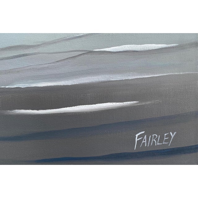 2020s "Reflecting" Contemporary Seascape Oil Painting by Jessica Fairley For Sale - Image 5 of 5