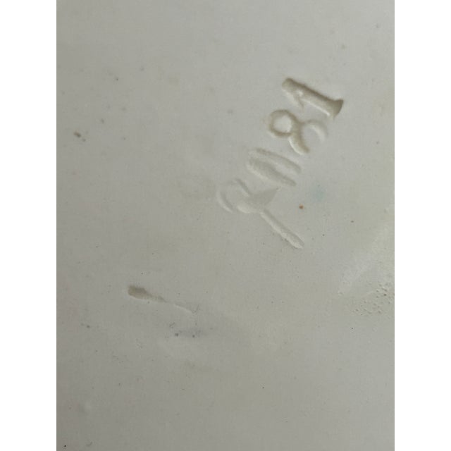 Large White Ceramic Swan Centerpiece Jardinière For Sale - Image 9 of 10