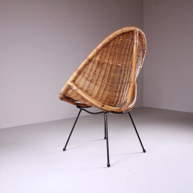 Set of Armchairs in Rattan For Sale - Image 5 of 12