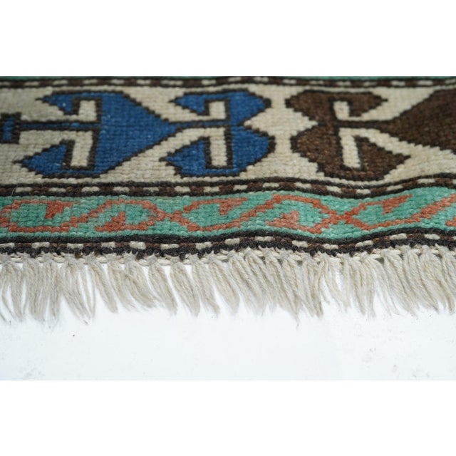 Late 20th Century Vintage Caucasian Rug 3'6'' X 6'9'' For Sale - Image 5 of 12