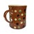 French Provincial Vintage Jean-Christophe Hermann French Provincial Polka Dot Pottery Pitcher For Sale - Image 3 of 8