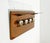 Wall-Mounted Coat Rack with Glass Shelf and Brass Accessories, 1960s For Sale - Image 11 of 13