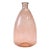 Large Blush Pink Glass Demijohn Floor Vase – Coastal Organic Modern Accent, 25” For Sale