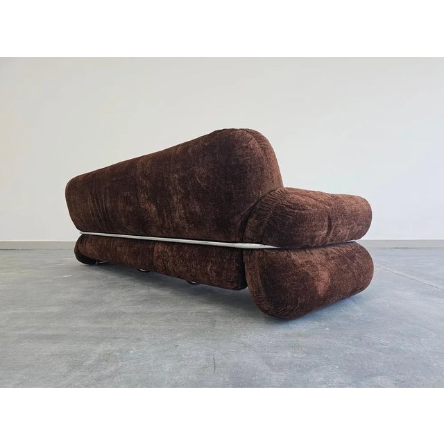 3-Seater Tubular Sofa in the style of Gianfranco Frattini, Italy 1970s For Sale - Image 9 of 13