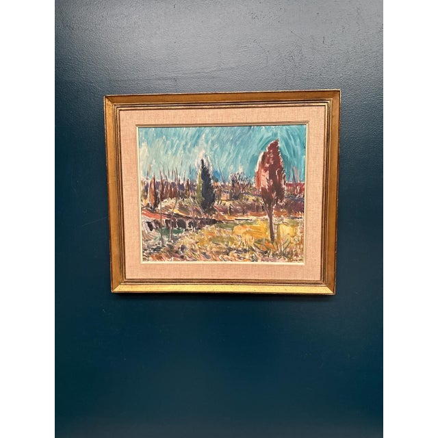 A. Roos, Landskap, 1960s, Oil on Panel, Framed For Sale - Image 9 of 18