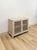 Hollywood Regency Vintage Cream Rattan Lattice Cabinet Coastal Tropical Hollywood Regency For Sale - Image 3 of 17