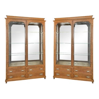 Art Deco Display Cases, Set of 2 For Sale