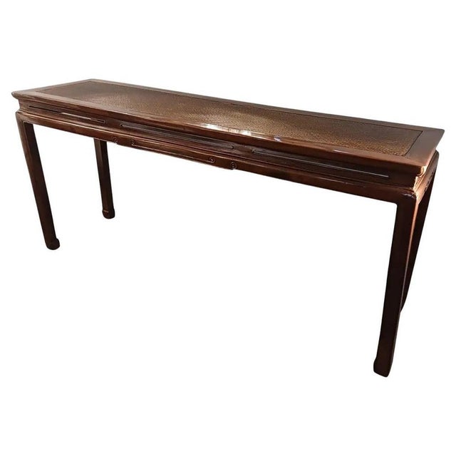 Chinese Rattan and Bamboo Console, 1850s For Sale - Image 9 of 9