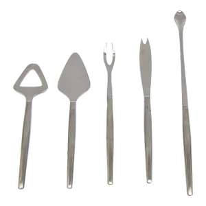 Vintage Kalmar Italian Stainless Steel Bar Set Barware Set of 5