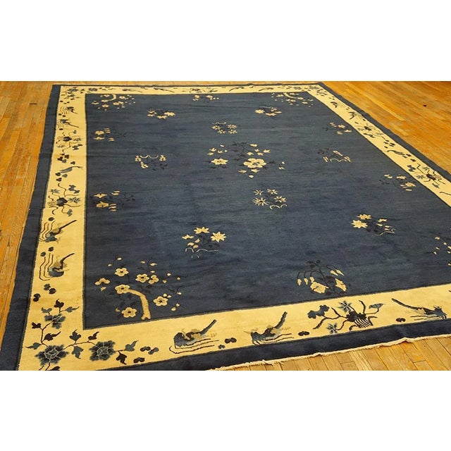 Early 20th Century Chinese Peking Carpet ( 9' x 11'4" - 275 x 345 ) For Sale - Image 4 of 6