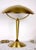 1970s Vintage Halogen Brass Mushroom Table Lamp from Sölken Leuchten, 1970s For Sale - Image 5 of 8