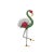A striking contemporary flamingo brooch embodying modern elegance. The design features two vibrant red cabochon spinels,...