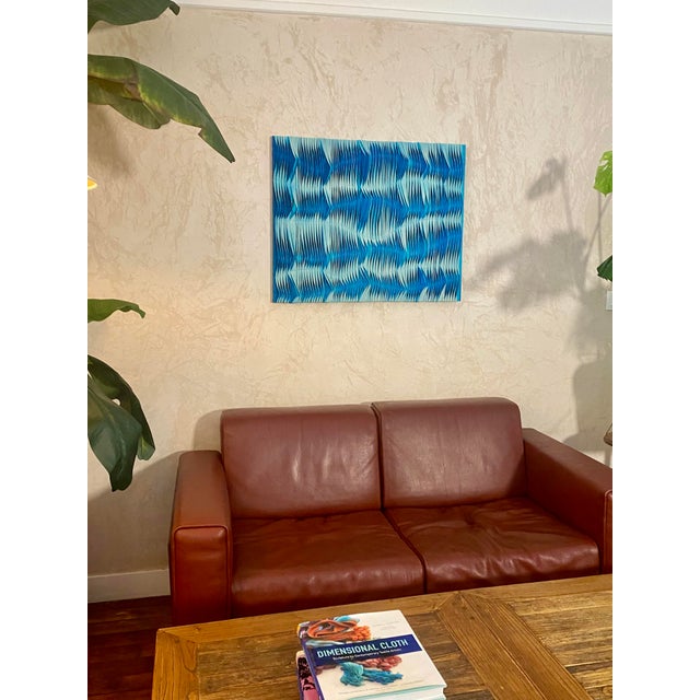 Yasmina Kijek, Composition, 2000s, Textile & Paint Artwork For Sale - Image 6 of 13