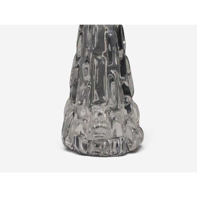 1960s Mid Century Modern Carl Fagerlund, Table Lamps, Textured Glass, Chrome For Sale - Image 10 of 12
