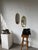 Antique Oval Mirrors in Wood, 1890s, Set of 2 For Sale - Image 4 of 18