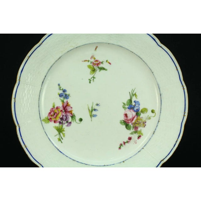 1751-1753 Sevres Soft Paste Porcelain Plate, Signed #1 For Sale - Image 12 of 13