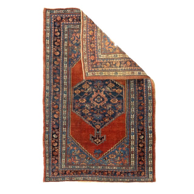 Late 18th Century Late 18th Century Antique Persian Bidjar Rug 2'8'' x 4'1'' For Sale - Image 5 of 12