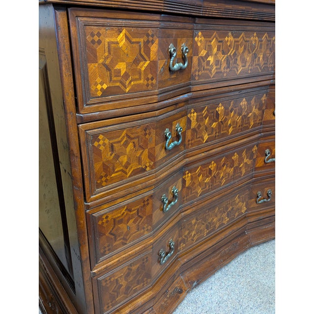 Wood 1990s Arte Brotto Vere Antichità, Italy Handmade Chest of Drawers For Sale - Image 7 of 11