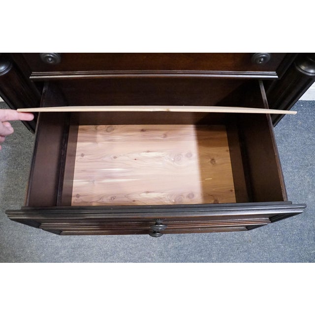 Brown Ashley Furniture Key Town Collection Contemporary Traditional 33" Two Drawer Nightstand B668-93 For Sale - Image 8 of 16