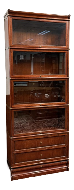 English Mahogany Bookcase from Globe Wernicke