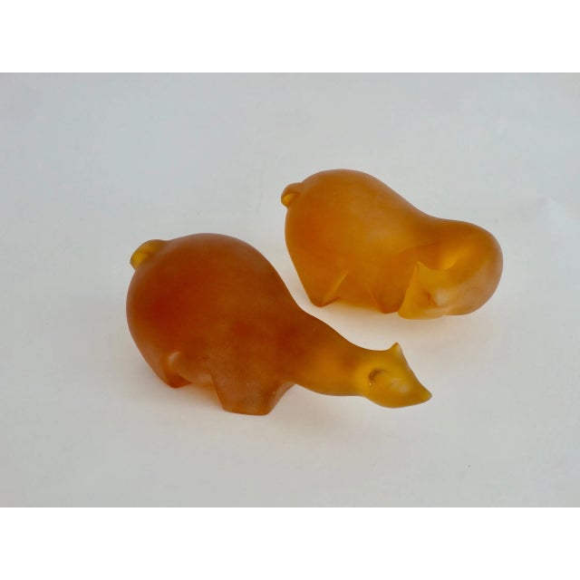 Sascha Brastoff Foresight and Hindsight Resin Cast Polar Bears by Sascha Brastoff - a Pair For Sale - Image 4 of 12