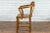 Chinese Early 20th Century Horseshoe Back Armchair with Carved Reeded Splat For Sale - Image 10 of 13