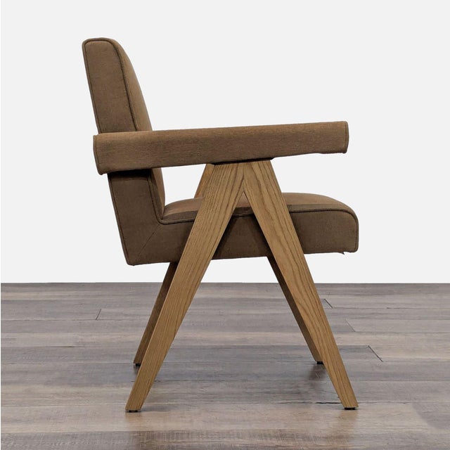 Restoration Hardware Restoration Hardware Jakob Dining Armchair For Sale - Image 4 of 7