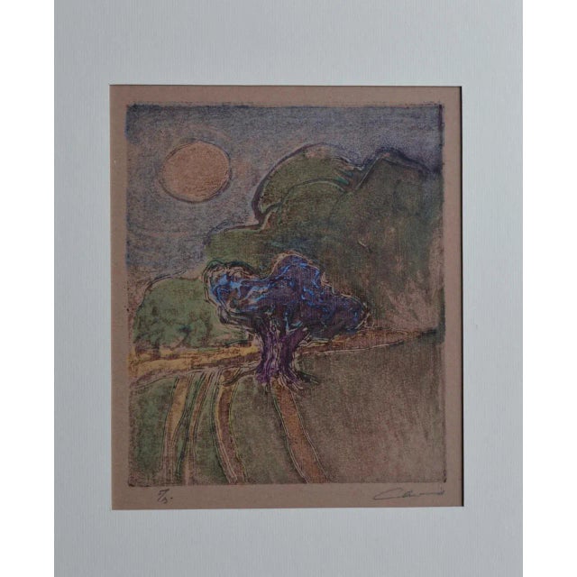 Monochrome Limited Edition , 5 of 15, etching from this very collected Scottish artist. Signed. Excellent condition Image...