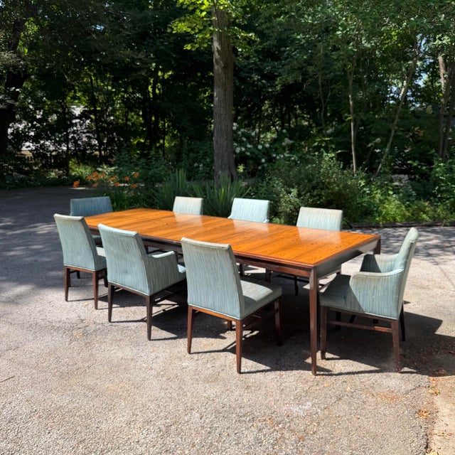 An exceptional dining set designed by Edward Wormley for Dunbar, showcasing the designer’s signature balance of refined...