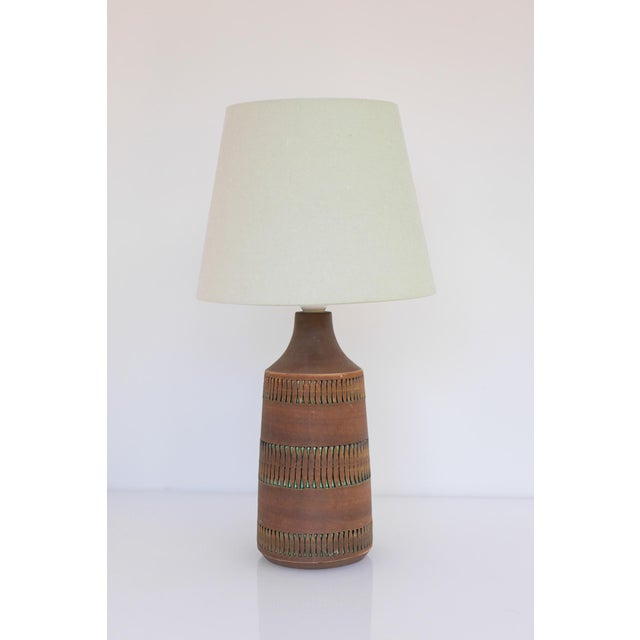 Mid-Century Modern Scandinavian Pottery Table Lamp by Anagrius, 1970s For Sale - Image 10 of 14