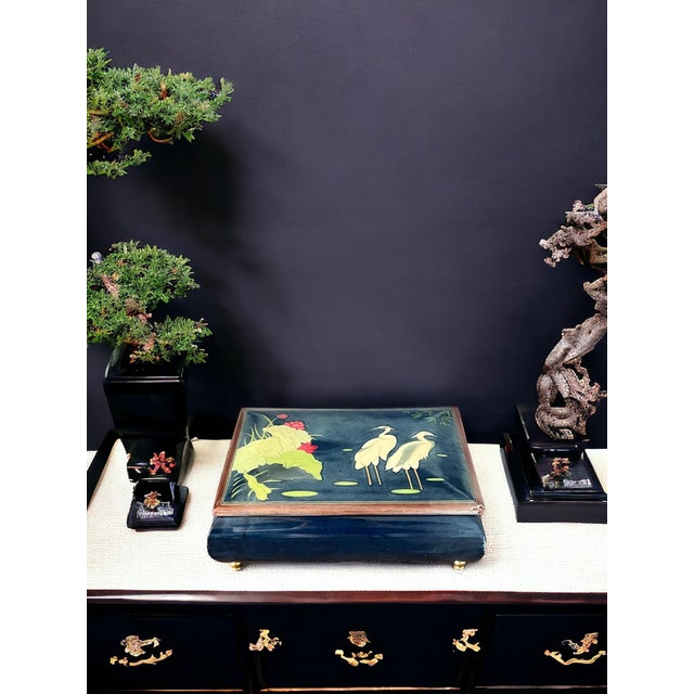 Mid-Century Modern 1990s Limited Edition Musical Jewelry Holder Box For Sale - Image 3 of 12