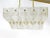 1950s Large Austrian Chandelier in Brass and Textured Glass by J. T. Kalmar for Kalmar, 1950s For Sale - Image 5 of 11
