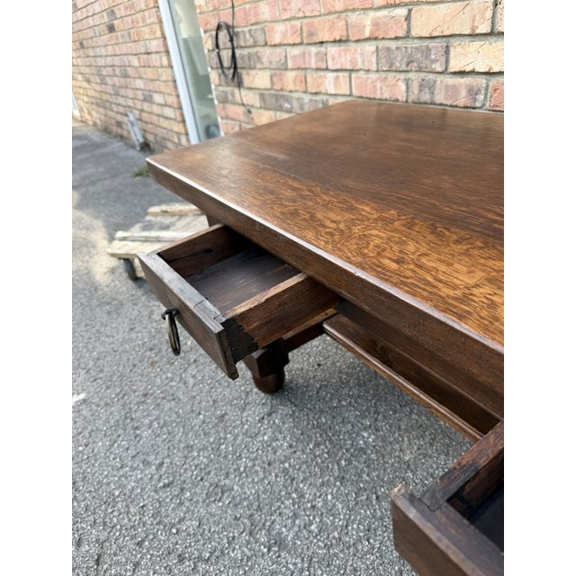 French Antique French Refectory Coffee Table For Sale - Image 3 of 14