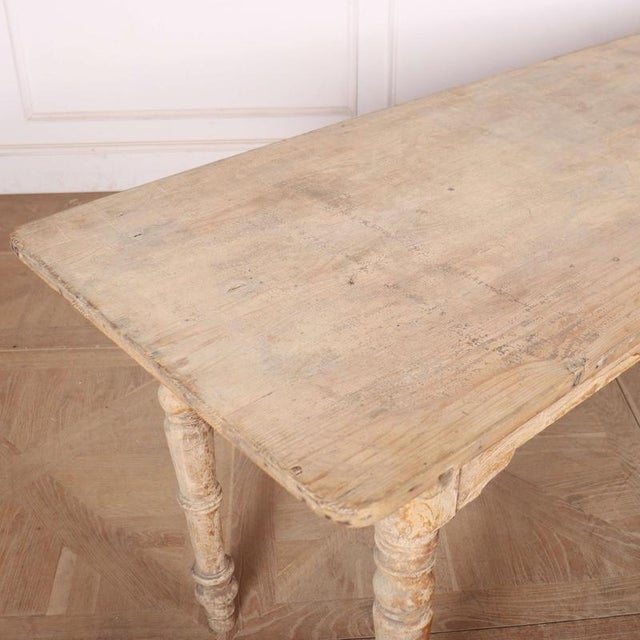 Large Italian Painted Console Table For Sale - Image 6 of 9